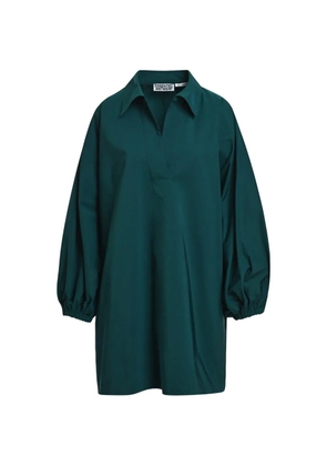 Essentiel Antwerp oversized V-neck dress - Green