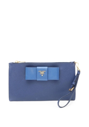 Prada Pre-Owned 2010s leather pouch - Blue