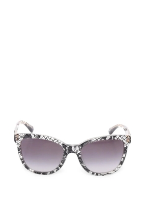 Dolce & Gabbana Pre-Owned 2010s Lace butterfly sunglasses - Black
