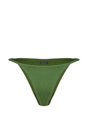 Haight ribbed-knit bikini bottoms - Green