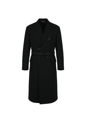 Valentino Garavani double-breasted belted coat - Black