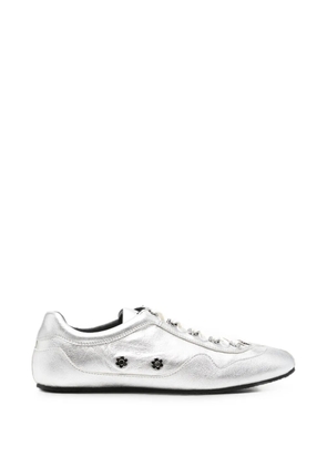Cecilie Bahnsen Blaise flower-stud sneakers - Silver