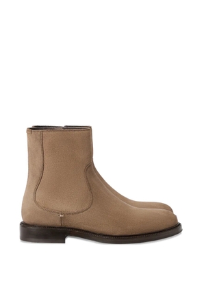 Brunello Cucinelli round-toe boots - Neutrals