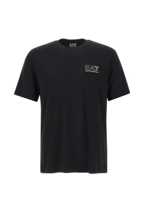 Ea7 Emporio Armani logo-patch T-shirt - Black