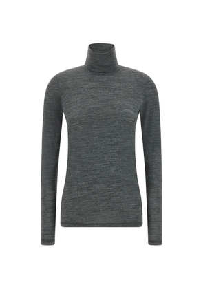 Jil Sander high-neck long-sleeve T-shirt - Grey