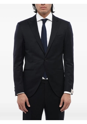 Corneliani peak-lapel single-breasted jacket - Blue