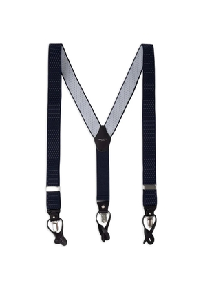 Hackett London polka-dot Y-shaped braces - Blue