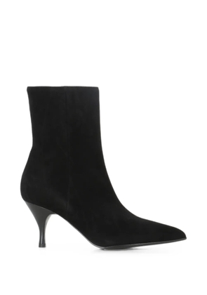 Sergio Levantesi pointed-toe suede boots - Black