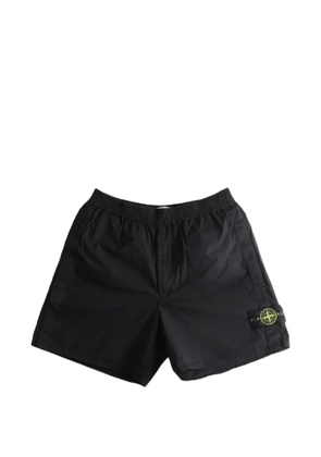Stone Island L100001 stretch cotton tela 'paracadute' Bermuda shorts - Black