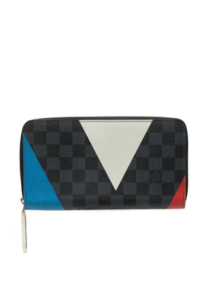 Louis Vuitton Pre-Owned 2016 Damier Cobalt Americas Cup Regatta Zippy Wallet long wallets - Blue