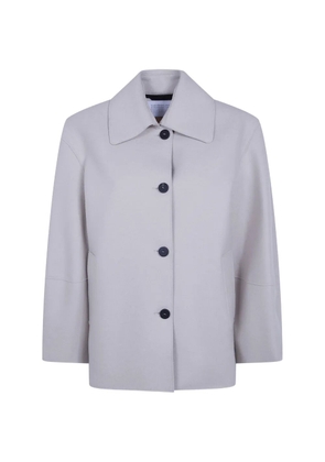 Harris Wharf London button-fastening wool jacket - White