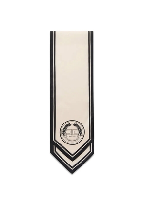 Elisabetta Franchi silk foulard scarf - Neutrals
