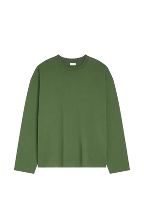 DRIES VAN NOTEN long-sleeve cotton T-shirt - Green