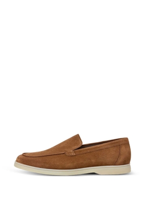 Hackett London Martin suede loafers - Brown