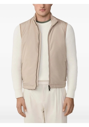 Hackett London Windsor hybrid gilet - Neutrals