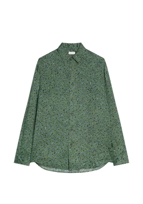 DRIES VAN NOTEN classic viscose shirt - Green