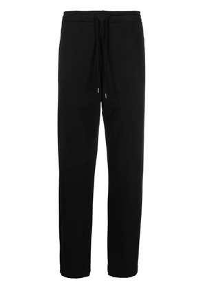 424 drawstring-waist cotton track pants - Black