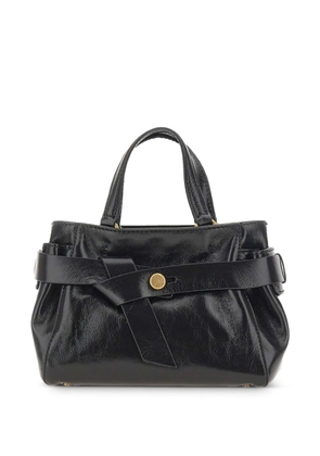 GIANNI CHIARINI small Miranda knotted leather tote bag - Black