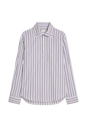DRIES VAN NOTEN cotton turtleneck shirt - White