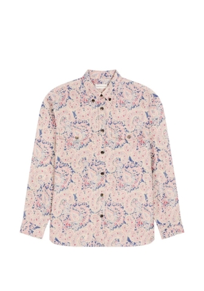 DRIES VAN NOTEN loose jacquard shirt - Pink