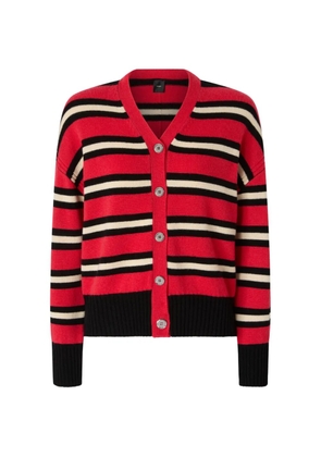PINKO striped button-up cardigan - Red