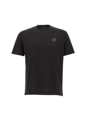 Paul & Shark Shark Fin logo-print T-shirt - Black