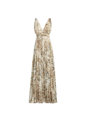 Roberto Cavalli printed maxi dress - Neutrals