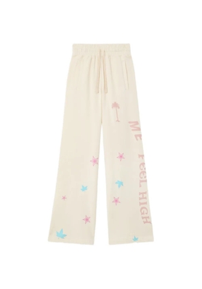 Palm Angels graphic-print track pants - Neutrals
