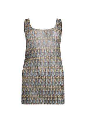 Philosophy Di Lorenzo Serafini pleated abstract-print top - Multicolour