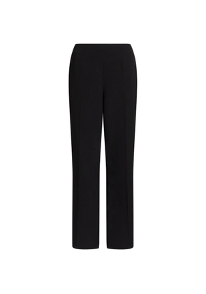 Alberta Ferretti pressed-crease straight-leg trousers - Black