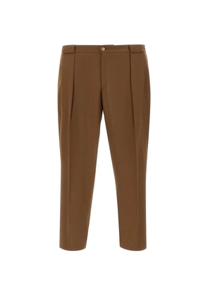 Briglia 1949 Portobello pleat-detail trousers - Brown