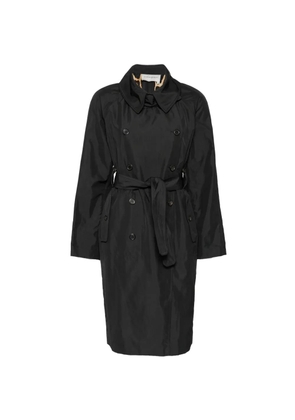 Saint Laurent Pre-Owned belted trench coat - Black