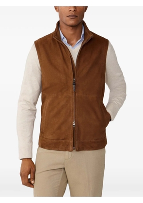 Hackett London suede gilet - Neutrals