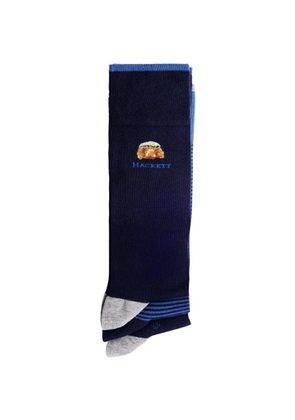 Hackett London Harry striped socks (set of three) - Blue