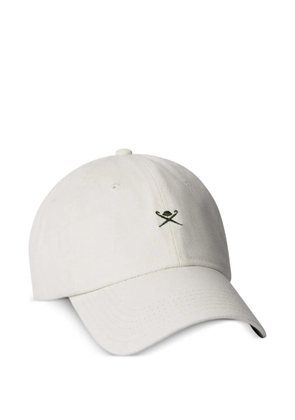 Hackett London Washed Brolly baseball cap - White
