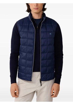 Hackett London logo-embroidered gilet - Blue