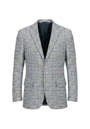 Isaia check-pattern blazer - Neutrals