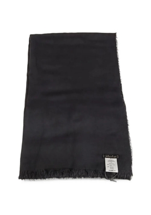 Faliero Sarti frayed-edge scarf - Black