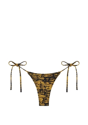 TROPIC OF C banana spine print bikini bottoms - Yellow