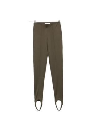 The Frankie Shop Caserta stirrup-cuff leggings - Green