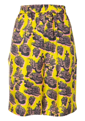 Stella McCartney Timothy silk shorts - Yellow