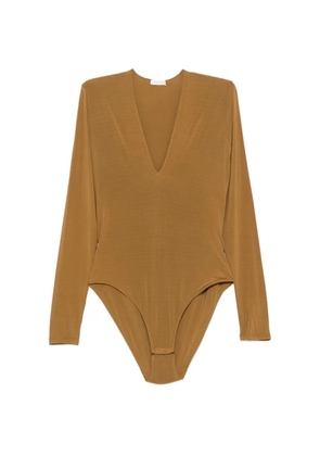 ZIMMERMANN V-neck long-sleeve bodysuit - Green