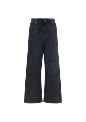 MM6 Maison Margiela drawstring jeans - Black