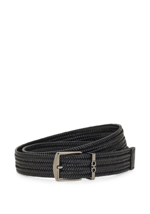 Ferragamo Gancini braided belt - Black