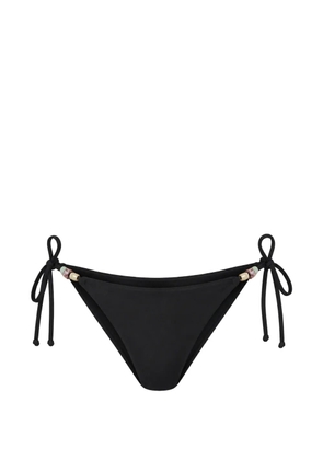 Bond-eye Anali bead-embellished bikini bottoms - Black