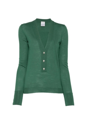 CHANEL Pre-Owned CC-button cardigan - Green