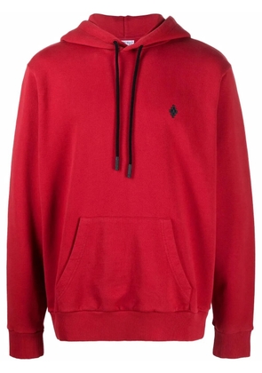 COUNTY OF MILAN embroidered logo cotton hoodie