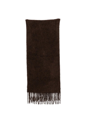 Golden Goose fringed-edge scarf - Brown