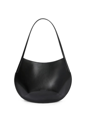 Jil Sander Kante angular leather shoulder bag - Black
