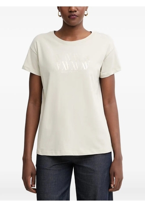 Armani Exchange logo-print short-sleeve T-shirt - Neutrals
